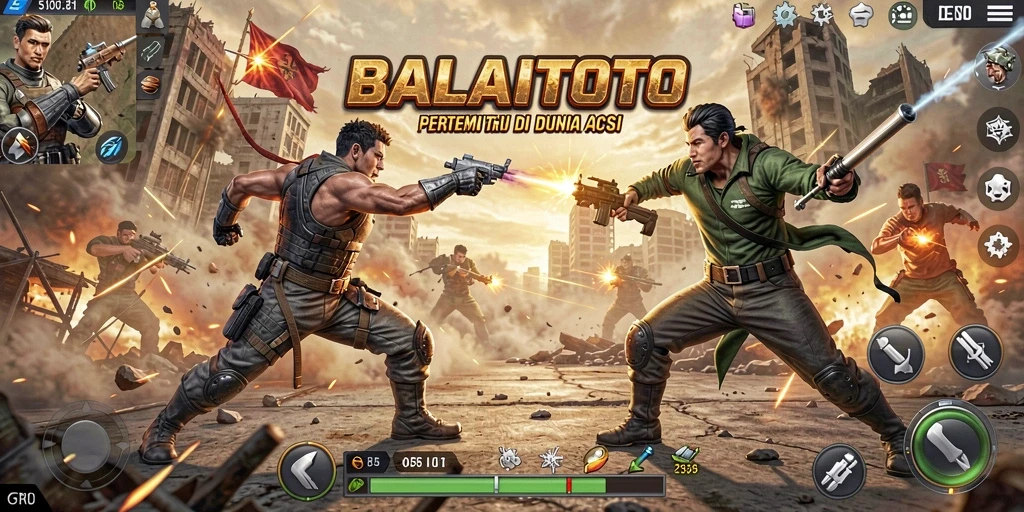 Tangkapan layar gameplay BALAITOTO yang menampilkan aksi mendebarkan.