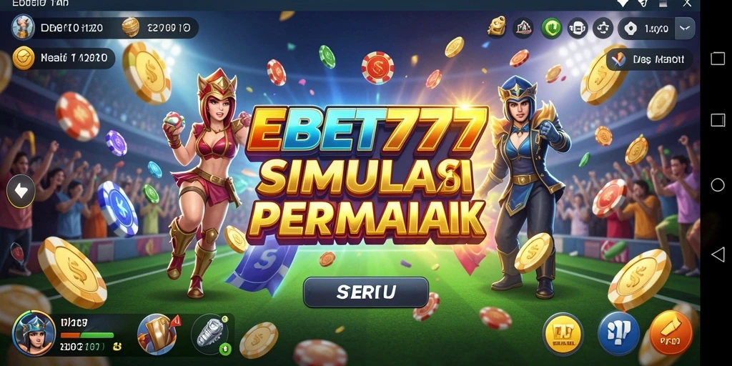 Screenshot gameplay EBET777 menampilkan aksi seru dalam simulasi.