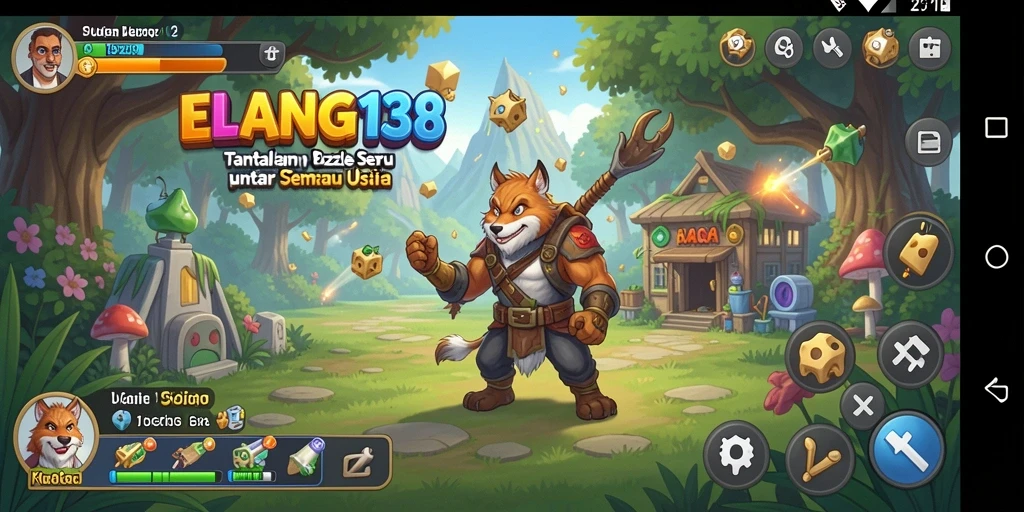 Tampilan gameplay Puzzle ELANG138 yang menarik.