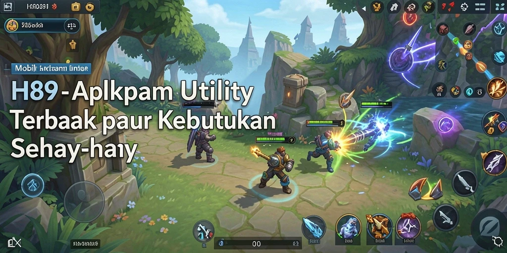 Screenshot H89 menunjukkan antarmuka aplikasi Utility yang interaktif dan informatif.