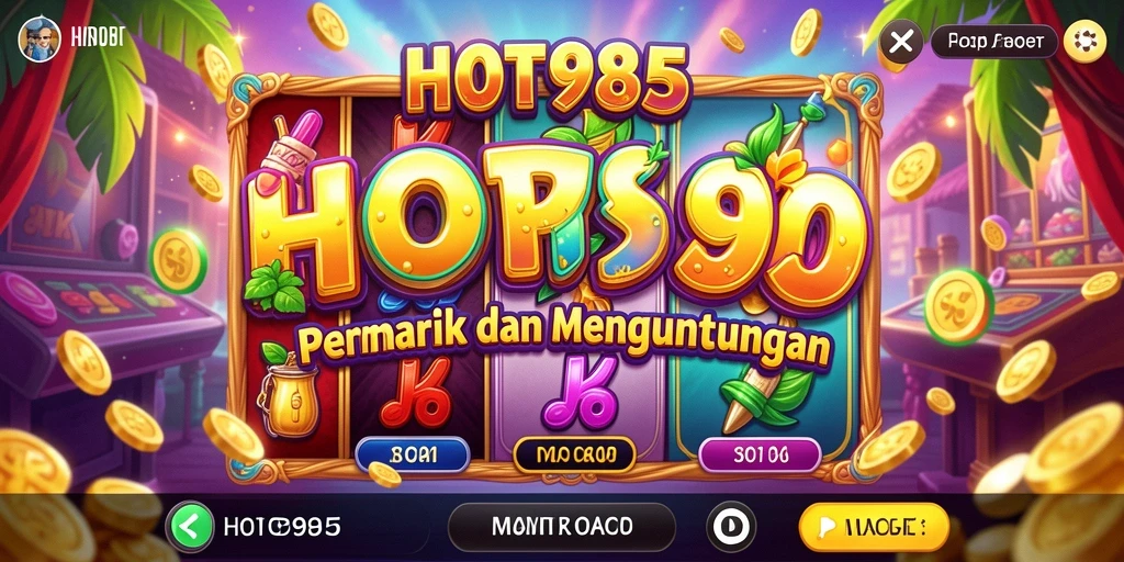 Tampilan menarik dari gameplay Slot HOT985 yang mendebarkan.