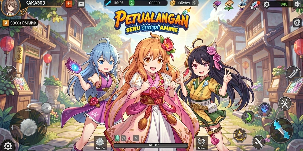 Screenshot KAKA303 menampilkan aksi seru di dunia Anime.