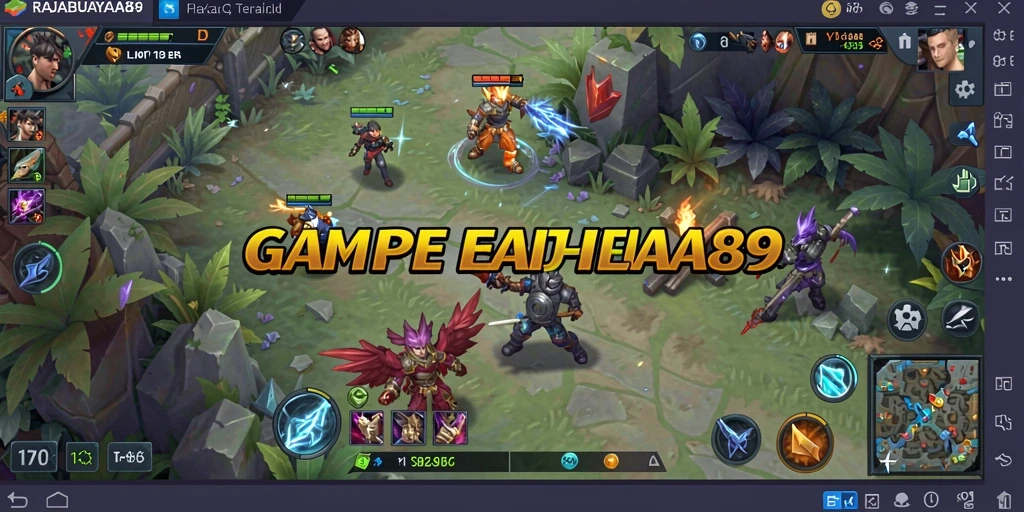 Gameplay seru dari RAJABUAYA89 dengan pertempuran tim yang strategis.